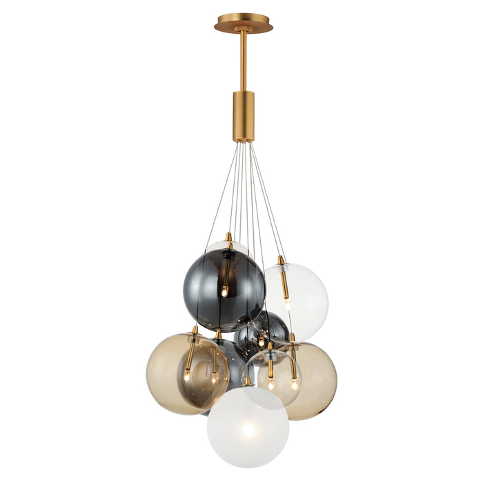 ET2 Burst 9-Light LED Pendant - Mixed Model: E25087-148GLD