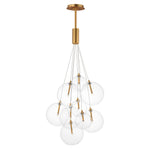 ET2 Burst 9-Light LED Pendant - Clear Model: E25087-18GLD