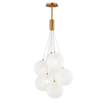 ET2 Burst 9-Light LED Pendant - Frost Model: E25087-54GLD