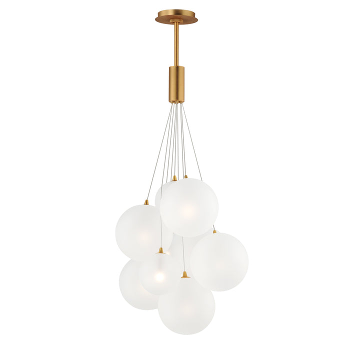 ET2 Burst 9-Light LED Pendant - Frost Model: E25087-54GLD