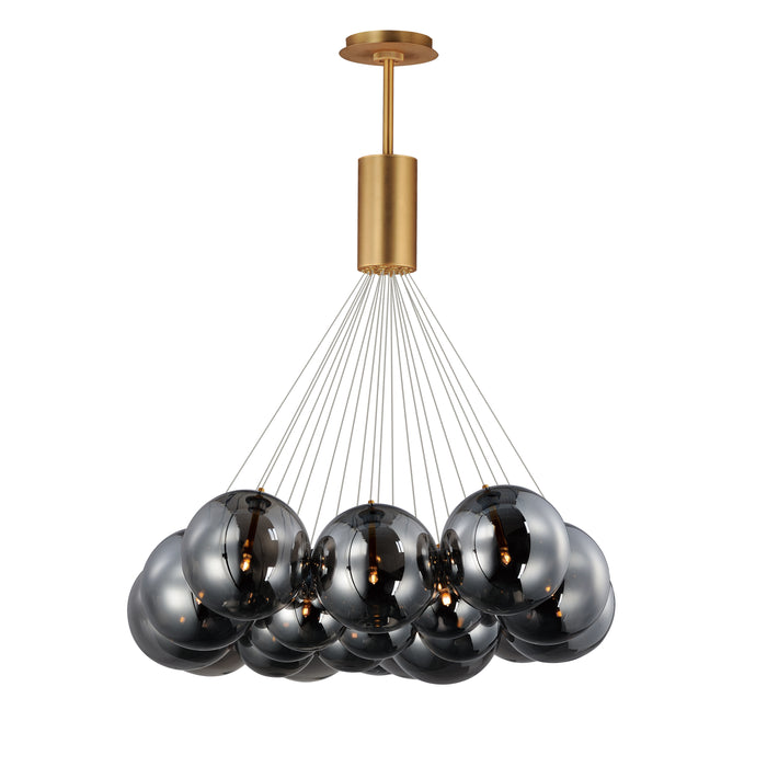 ET2 Burst 20-Light LED Pendant - Smoke Model: E25088-142GLD