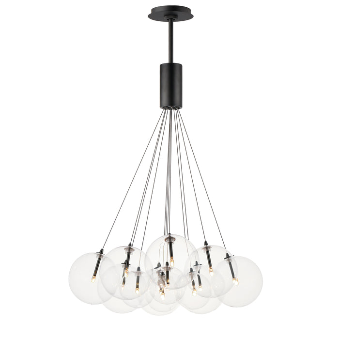 ET2 Burst 12-Light LED Pendant - Clear Model: E25089-18BK