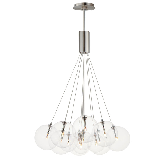 ET2 Burst 12-Light LED Pendant - Clear Model: E25089-18SN