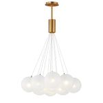 ET2 Burst 12-Light LED Pendant - Frost Model: E25089-54GLD