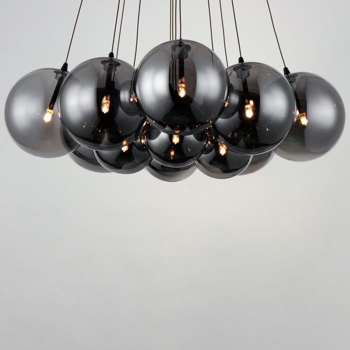 ET2 Burst 12-Light LED Pendant - Smoke Model: E25089-142BK