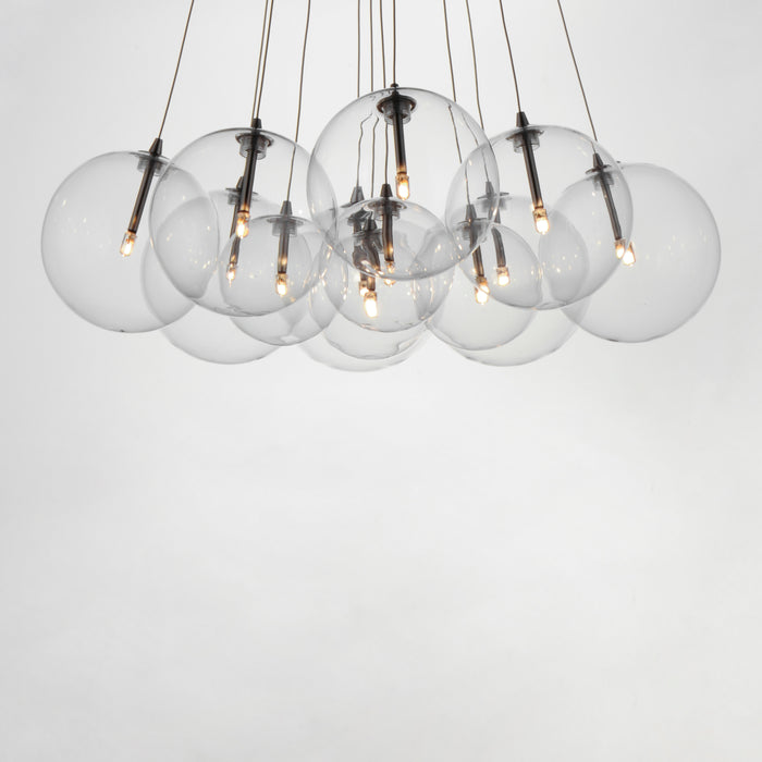 ET2 Burst 12-Light LED Pendant - Clear Model: E25089-18SN