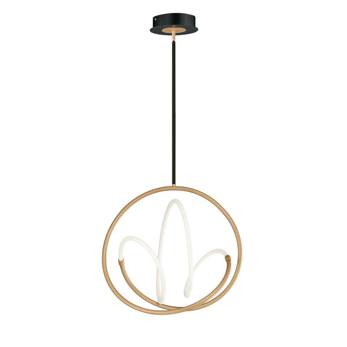 ET2 Mobius 24 LED Pendant Model: E25094-01BKGLD