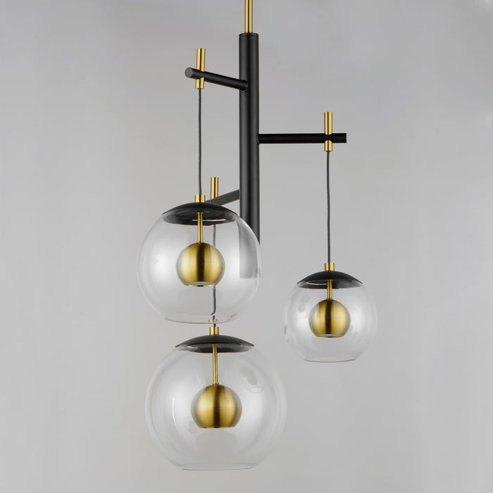 ET2 Nucleus 3-Light LED Pendant Model: E25156-BKNAB