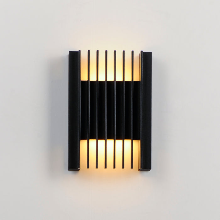 ET2 Rampart Small LED Outdoor Wall Sconce Model: E30112-BK