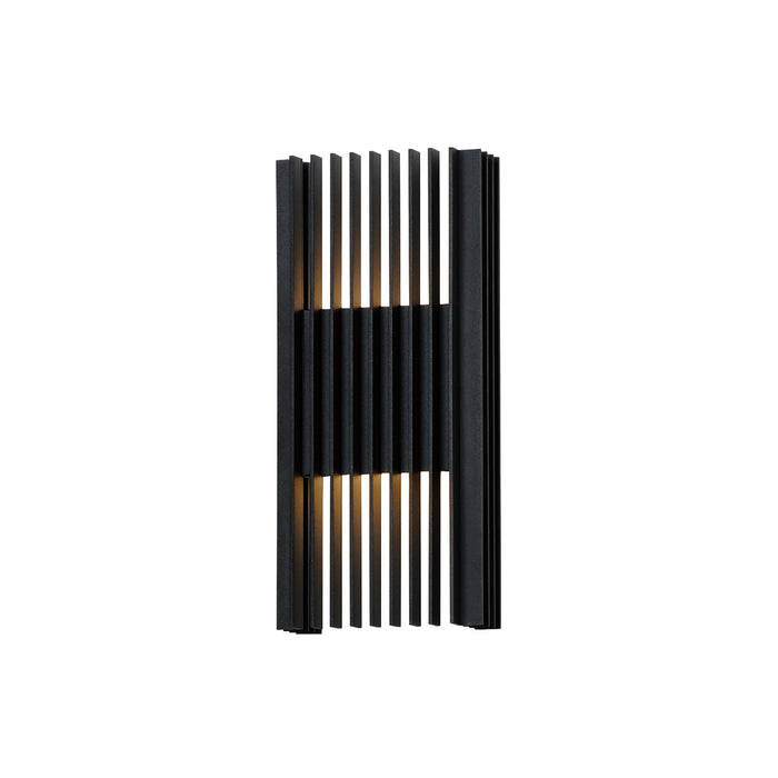 ET2 Rampart Large LED Outdoor Wall Sconce Model: E30116-BK