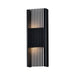 ET2 Rampart Large LED Outdoor Wall Sconce Model: E30117-BK