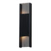 ET2 Rampart XL LED Outdoor Wall Sconce Model: E30118-BK