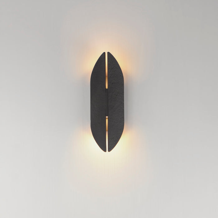 ET2 Tectonic 14 Outdoor LED Sconce Model: E30142-BKAB