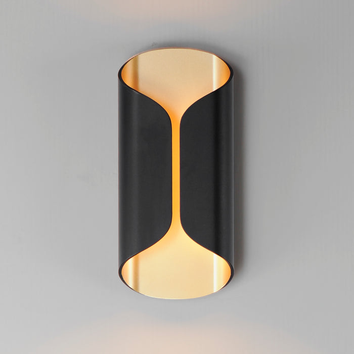 ET2 Folio 14 LED Outdoor Wall Sconce Model: E30152-BKGLD