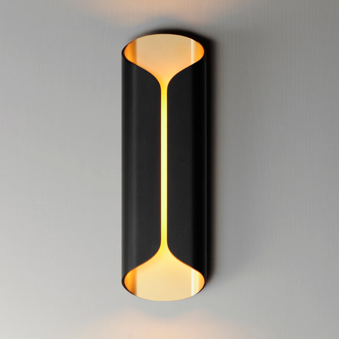 ET2 Folio 20 LED Outdoor Wall Sconce Model: E30156-BKGLD