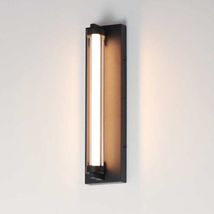 ET2 Fuse 18 LED Outdoor Wall Sconce Model: E30252-10BKGLD