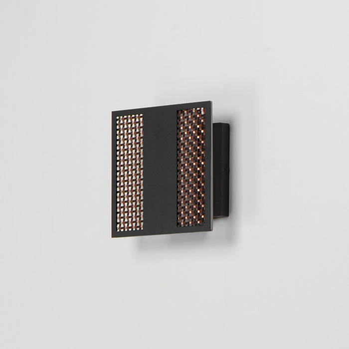 ET2 Interlace 6.5 LED Outdoor Wall Sconce Model: E30290-ACPBK