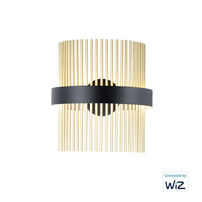 ET2 Chimes LED Wall Sconce WiZ Model: E34201-BKSBR