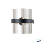 ET2 Chimes LED Wall Sconce WiZ Model: E34201-BKSN