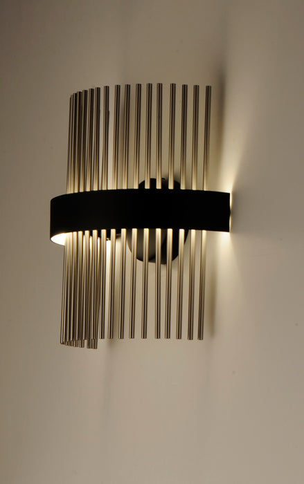 ET2 Chimes LED Wall Sconce WiZ Model: E34201-BKSN