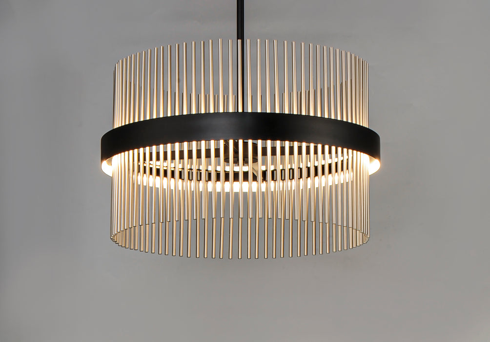 ET2 Chimes 24 LED Pendant WiZ Model: E34205-BKSN