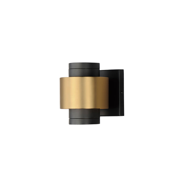 ET2 Reveal Small LED Outdoor Wall Sconce Model: E34752-BKGLD