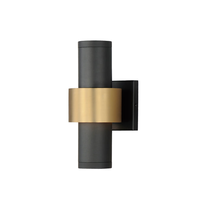 ET2 Reveal Medium LED Outdoor Wall Sconce Model: E34754-BKGLD