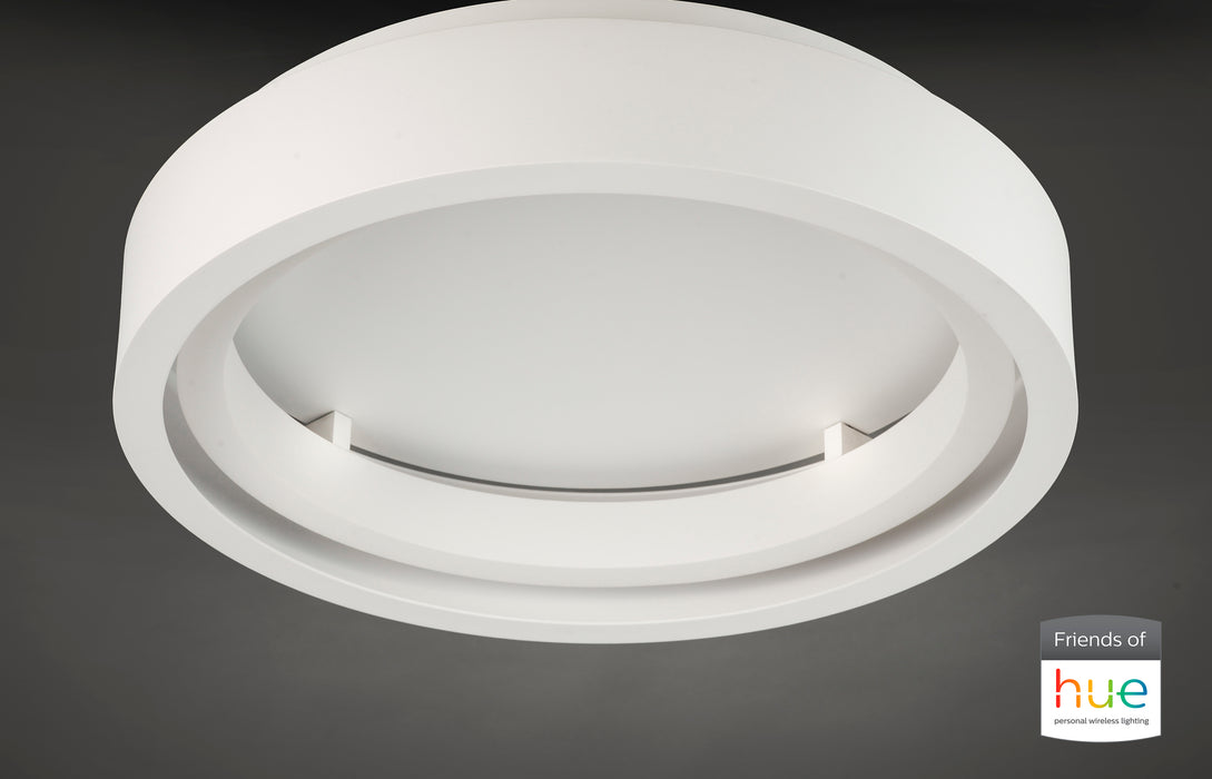 ET2 iCorona Friends of Hue LED Flush Mount Model: E35001-MW