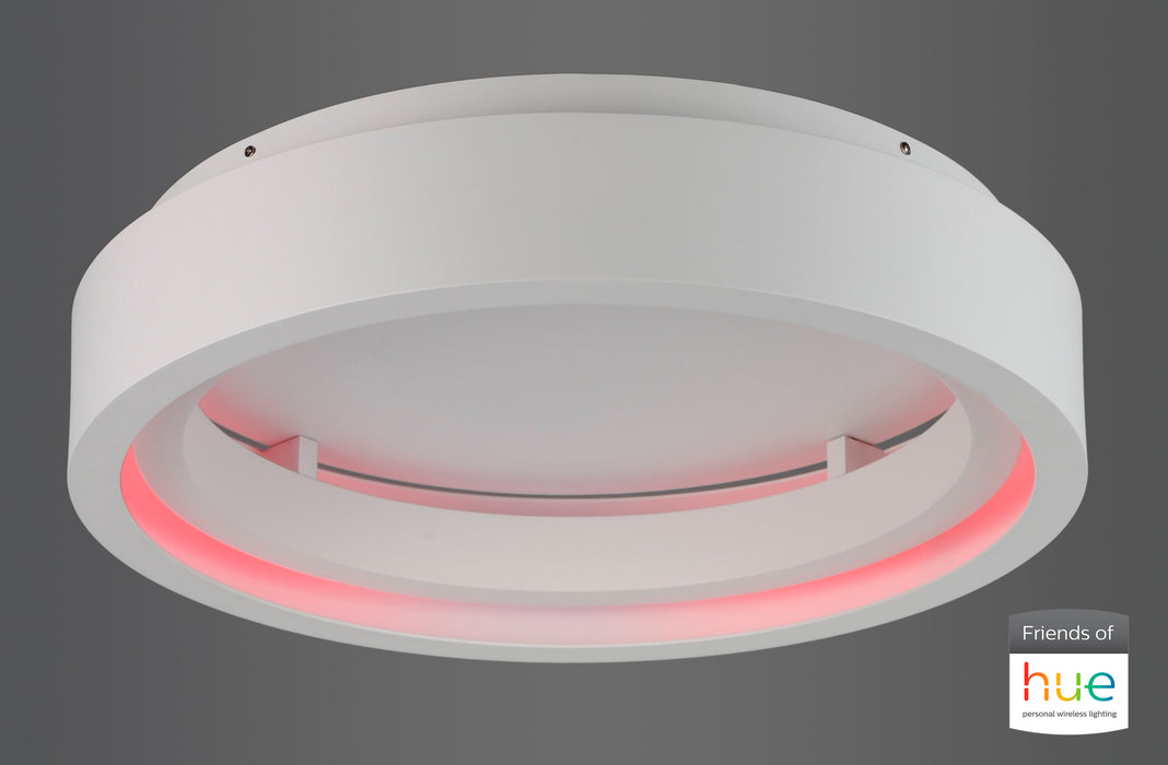 ET2 iCorona Friends of Hue LED Flush Mount Model: E35001-MW