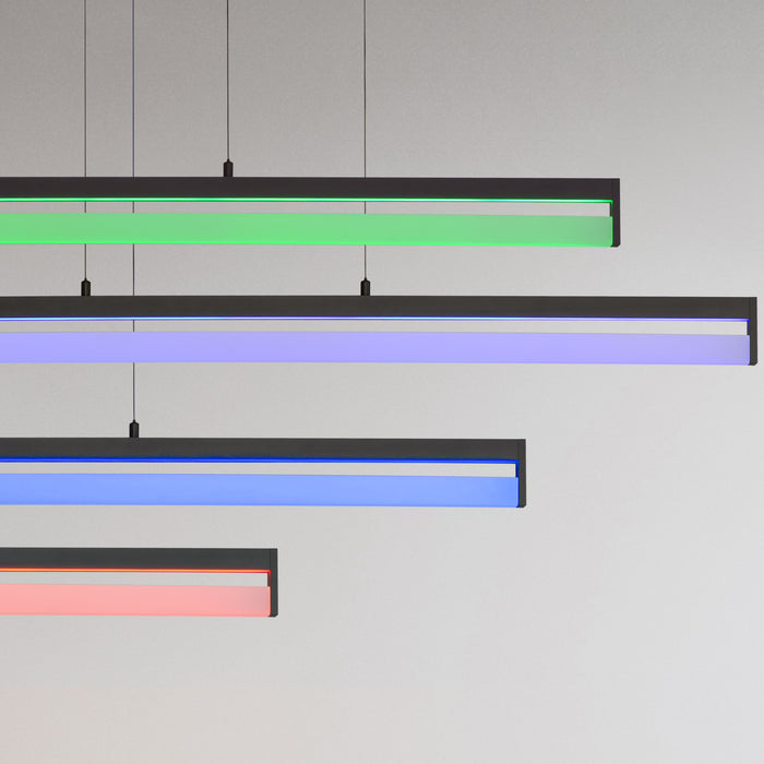 ET2 Crossbar 48 LED Pendant Wiz Color Model: E36104-BK