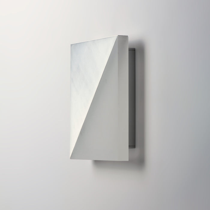 ET2 Alumilux: Glow LED Outdoor Wall Sconce Model: E41284-SA