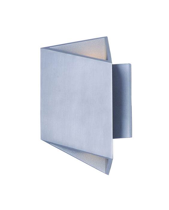 ET2 Alumilux: Facet LED Outdoor Wall Sconce Model: E41373-SA