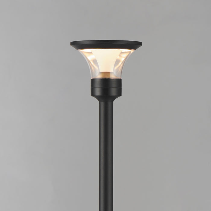 ET2 Alumilux: Landscape Fountainhead Light W/ 24 Pole Model: E41455-10BK-24