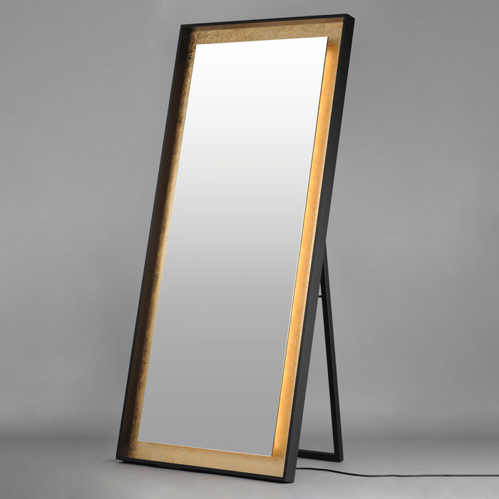 ET2 Floating 30 x 67 LED Free Standing Mirror Model: E42046-GLBK