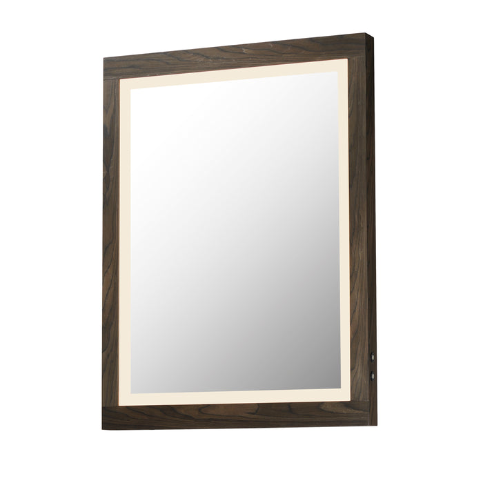 ET2 Sawyer 24x32 Walnut Framed LED Mirror Model: E42052-WN