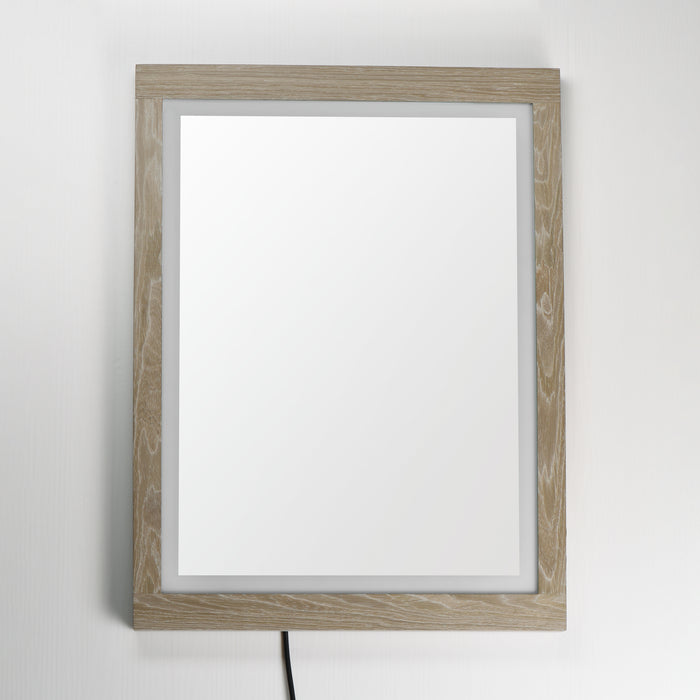 ET2 Sawyer 24x32 Oak Framed LED Mirror Model: E42052-OK