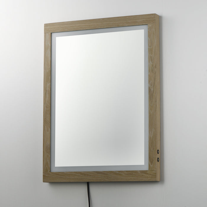 ET2 Sawyer 24x32 Oak Framed LED Mirror Model: E42052-OK