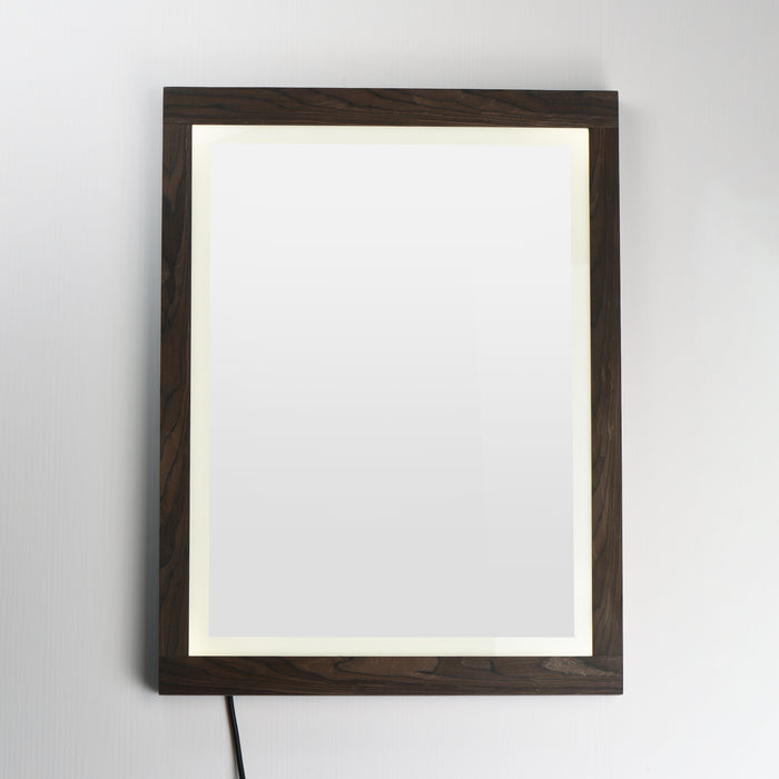 ET2 Sawyer 24x32 Walnut Framed LED Mirror Model: E42052-WN