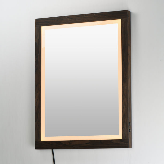 ET2 Sawyer 24x32 Walnut Framed LED Mirror Model: E42052-WN