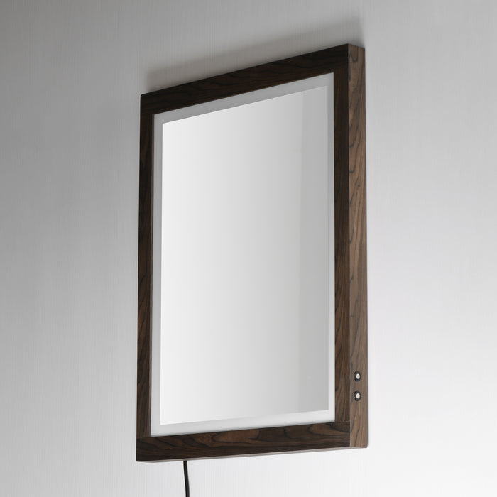 ET2 Sawyer 24x32 Walnut Framed LED Mirror Model: E42052-WN