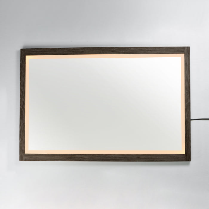 ET2 Sawyer 48x32 Walnut Framed LED Mirror Model: E42054-WN