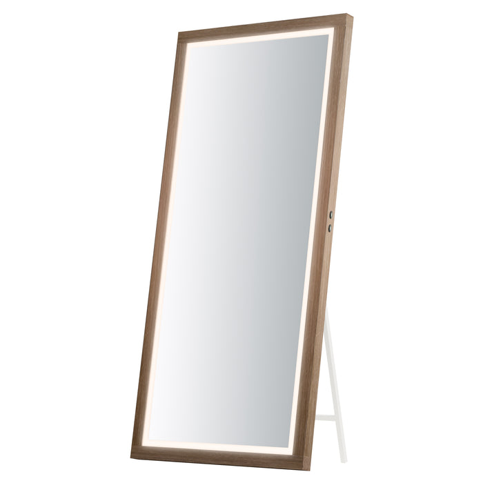 ET2 Sawyer 68x32 Oak Framed LED Mirror Model: E42057-OK