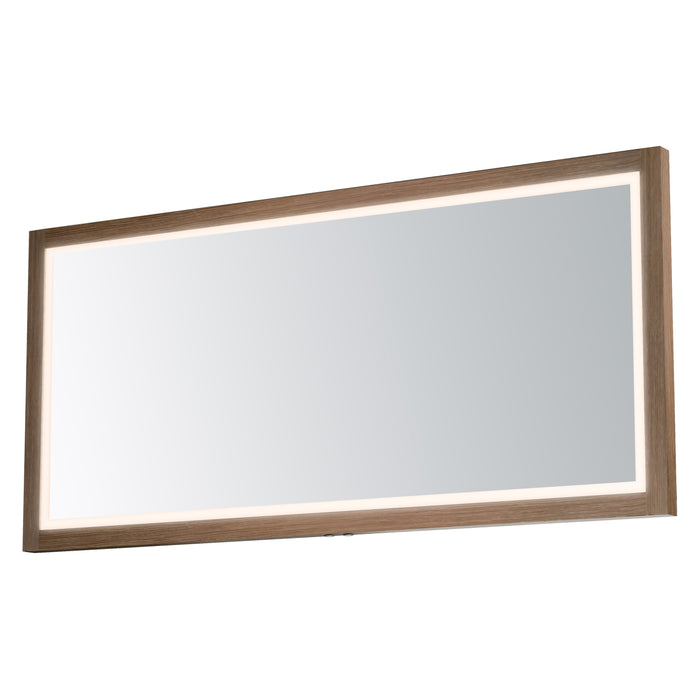 ET2 Sawyer 68x32 Oak Framed LED Mirror Model: E42057-OK