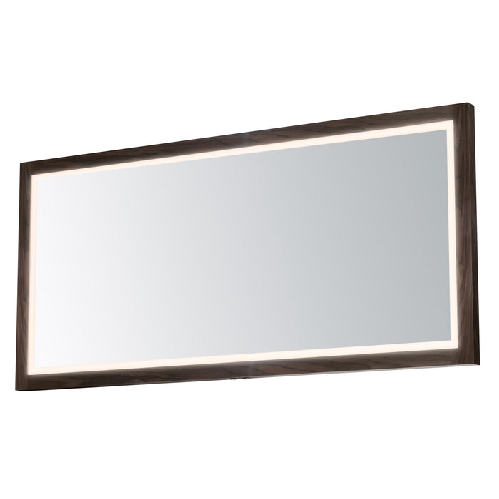 ET2 Sawyer 68x32 Walnut Framed LED Mirror Model: E42057-WN