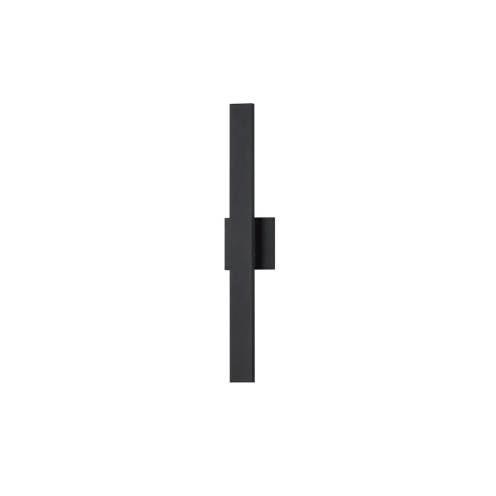 ET2 Alumilux: Line 5CCT 24 LED Outdoor Wall Sconce Model: E42342-BK