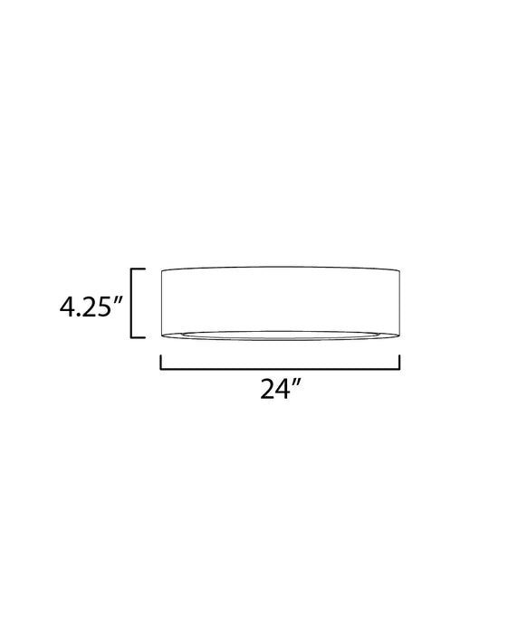 ET2 Echo 24 LED Flush Mount Model: E51014-WT