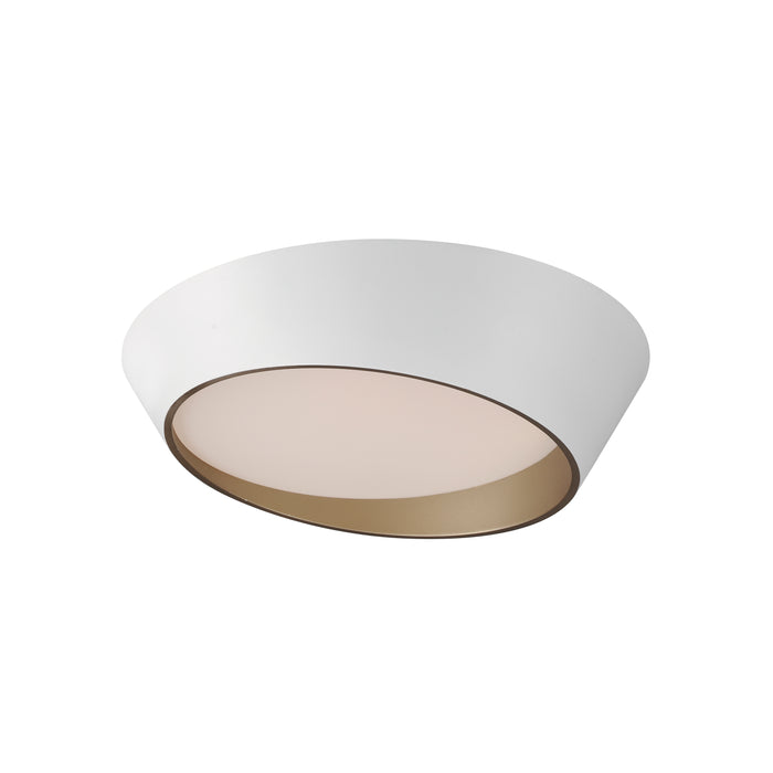 ET2 Slant 19.75 LED Flush Mount Model: E51032-WTGLD