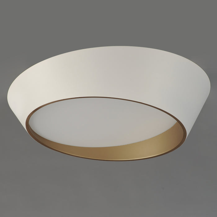 ET2 Slant 19.75 LED Flush Mount Model: E51032-WTGLD