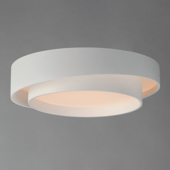 ET2 Ziggurat 19.75 LED Flush Mount Model: E51042-WT