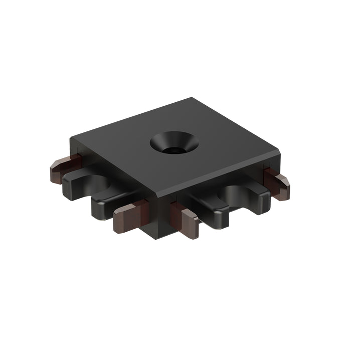 ET2 Continuum Track 90 Degree Corner Connector Model: ETMSC90-2WALL-BK